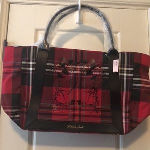 Victoria’s Secret Plaid tote
